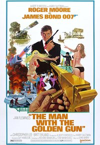 Plakat Filmu Człowiek ze złotym pistoletem (1974)